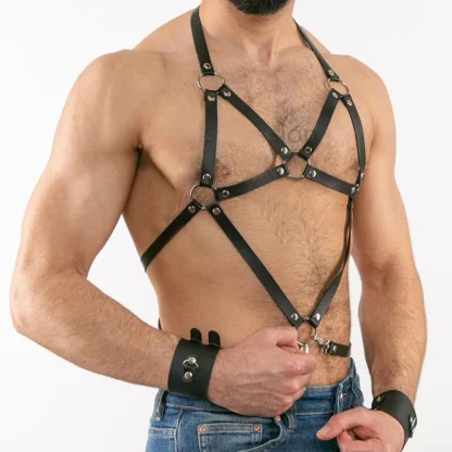 Strappy Black Body Harness - Image 7