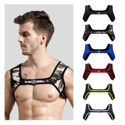 Playful Elastic Chest Harness - Image 3