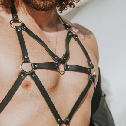 Strappy Black Body Harness - Image 2