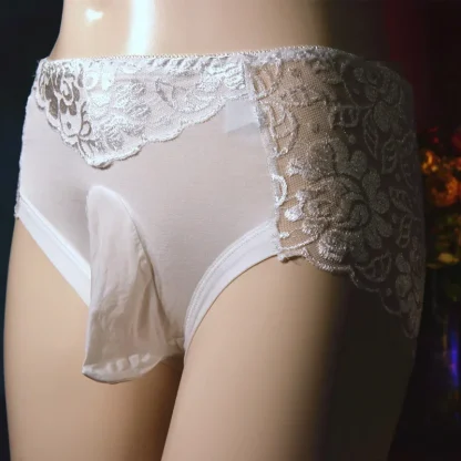 Floral Lace Mid-rise Panties - Image 2