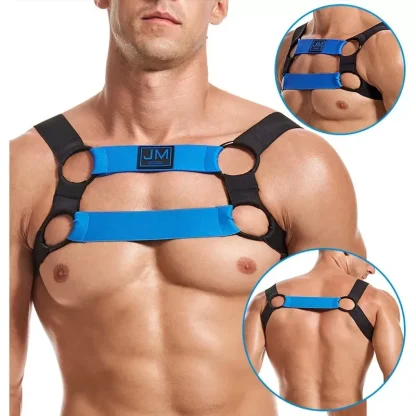 Playful Elastic Chest Harness - Image 2