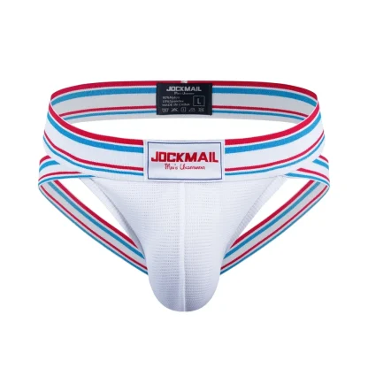 Bold Athletic Striped Jockstrap - Image 4