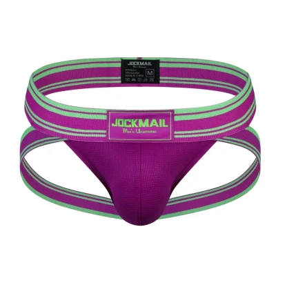 Bold Athletic Striped Jockstrap - Image 10