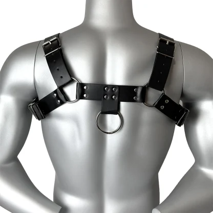 Chest Adjustable Black Harness - Image 5