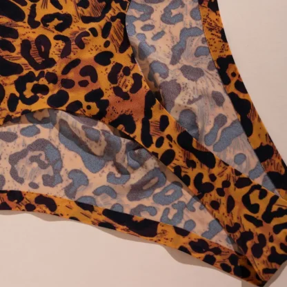 Printed Leopard Pattern Thong - Image 6