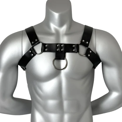 Chest Adjustable Black Harness - Image 4