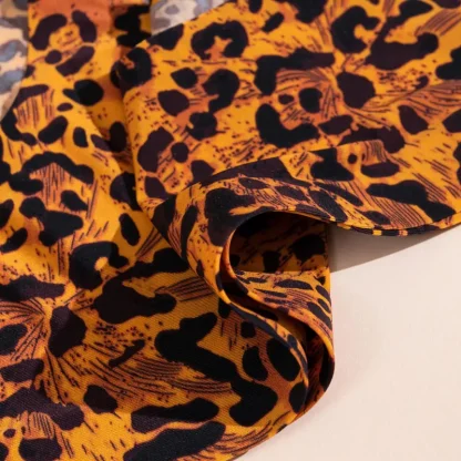 Printed Leopard Pattern Thong - Image 5