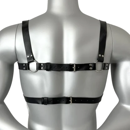 Chest Adjustable Black Harness - Image 2