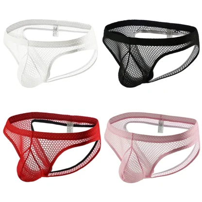 See-through Mesh Sexy Jockstrap - Image 7