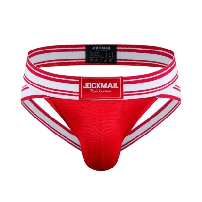 Bold Athletic Striped Jockstrap - Image 8