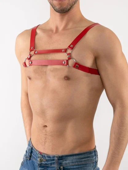 Adjustable Seductive Chest Harness - Image 4