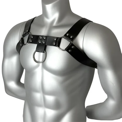 Chest Adjustable Black Harness - Image 8